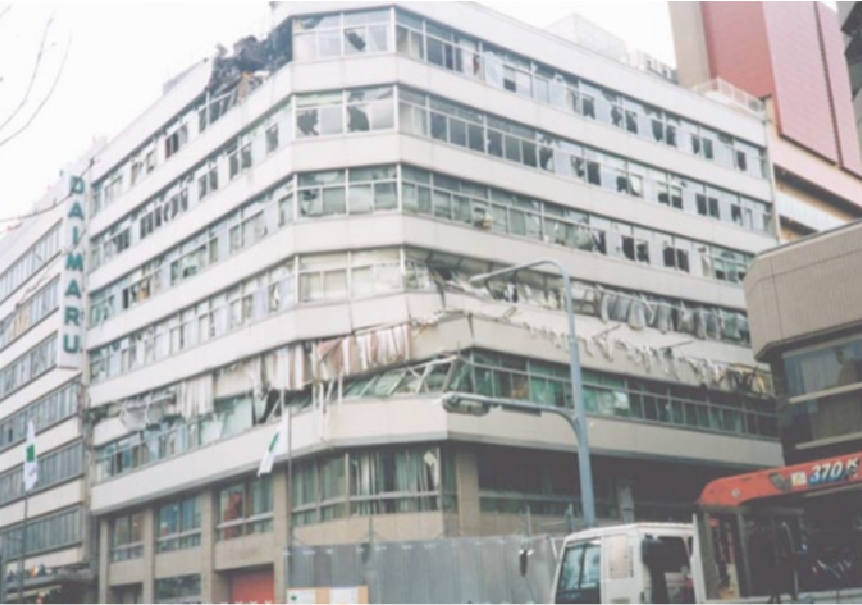 被災直後の神戸店